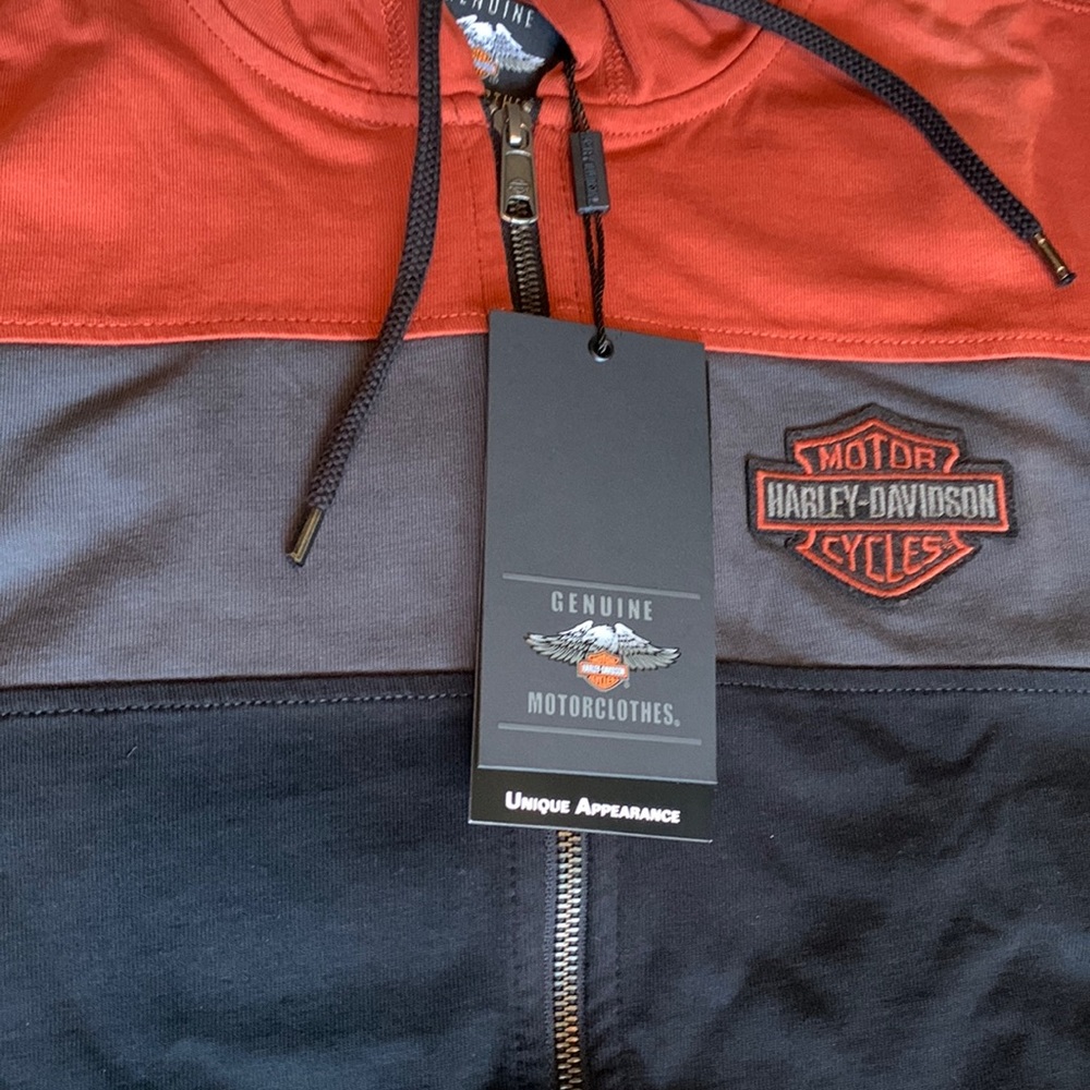 NWT Harley-Davidson BEST SELLER Men's Copperblock Hoodie